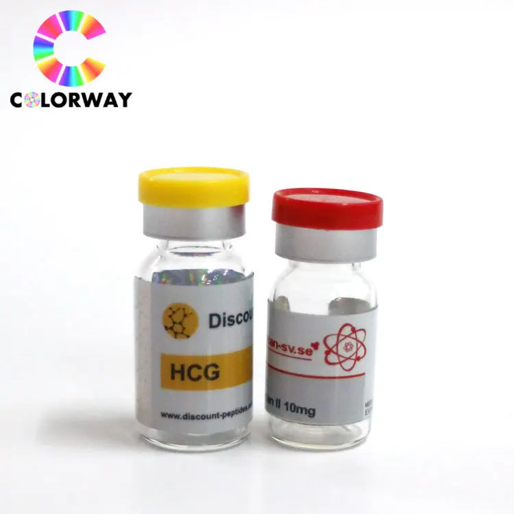 medicine drug packaging 10ml Vial Steroid Bottle Labels Custom Private Label box Printing