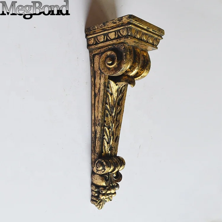 Resin antique gold classical wall decor for decorative
