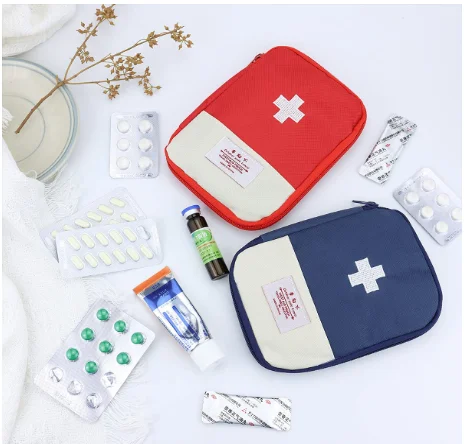 Travel Mini Medical Aid Bag Small Shears Zip Medical Tools Medicine Storage Pouch Portable Protection Tactical Medical Pouch