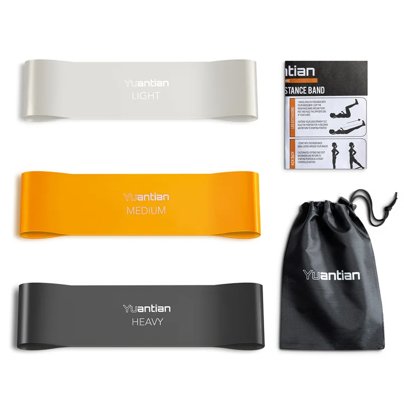 Resistance Bands Custom Logo Yoga Gym Exercise Booty Hip Customized Packing Color Force Feature Material Origin