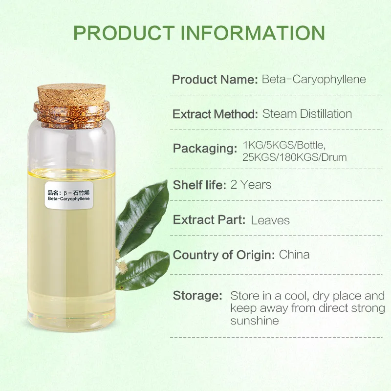 High Quality natural flavor Beta caryophyllene CAS 87-44-5 in daily chemical