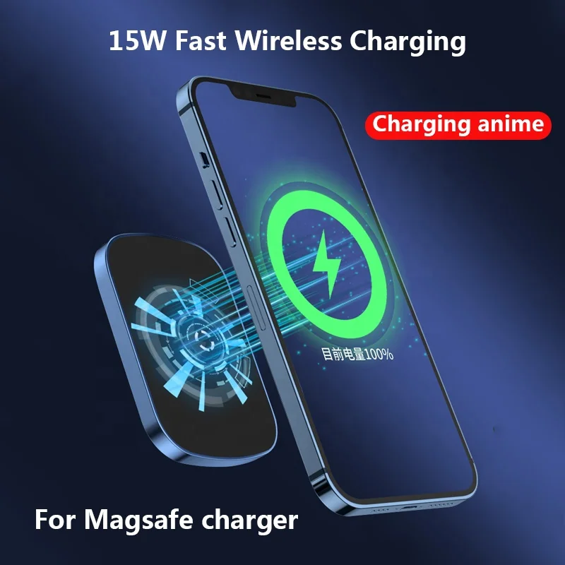 
New High Quality Magnet 5000-10000mA Wireless Qi Wireless Charger Power Bank Magnetic Wireless Charger for Iphone 13 12 11 