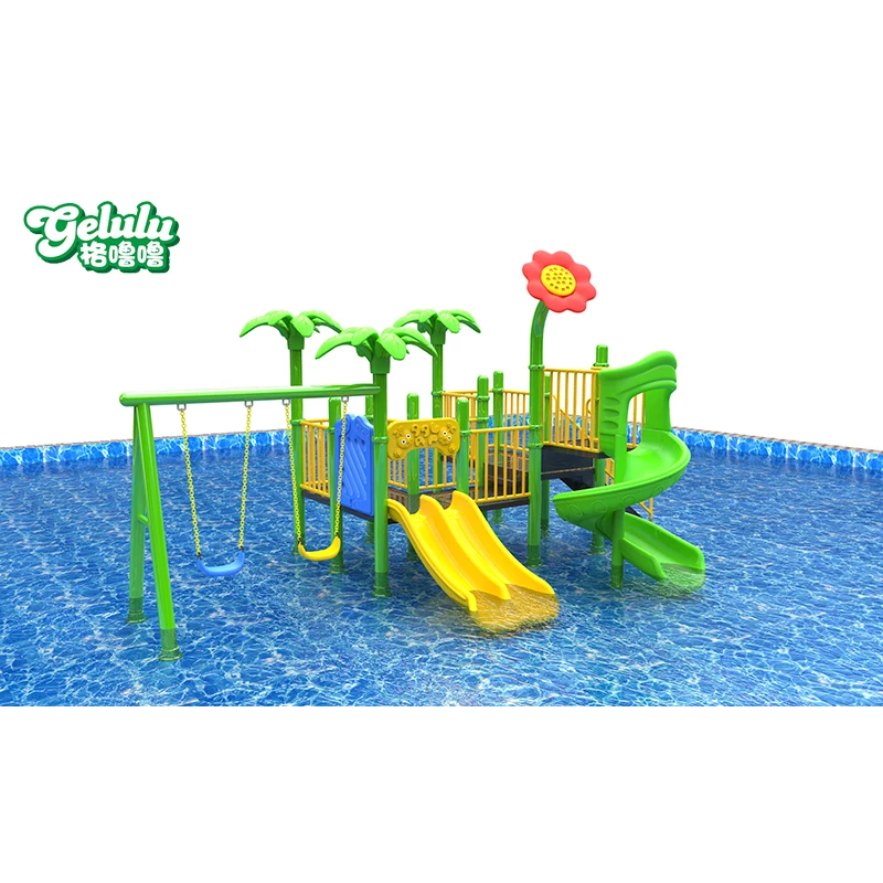 Aqua Park Amusement Playground Pool games spray splash slip toys Equipment Kids Water Park Slides
