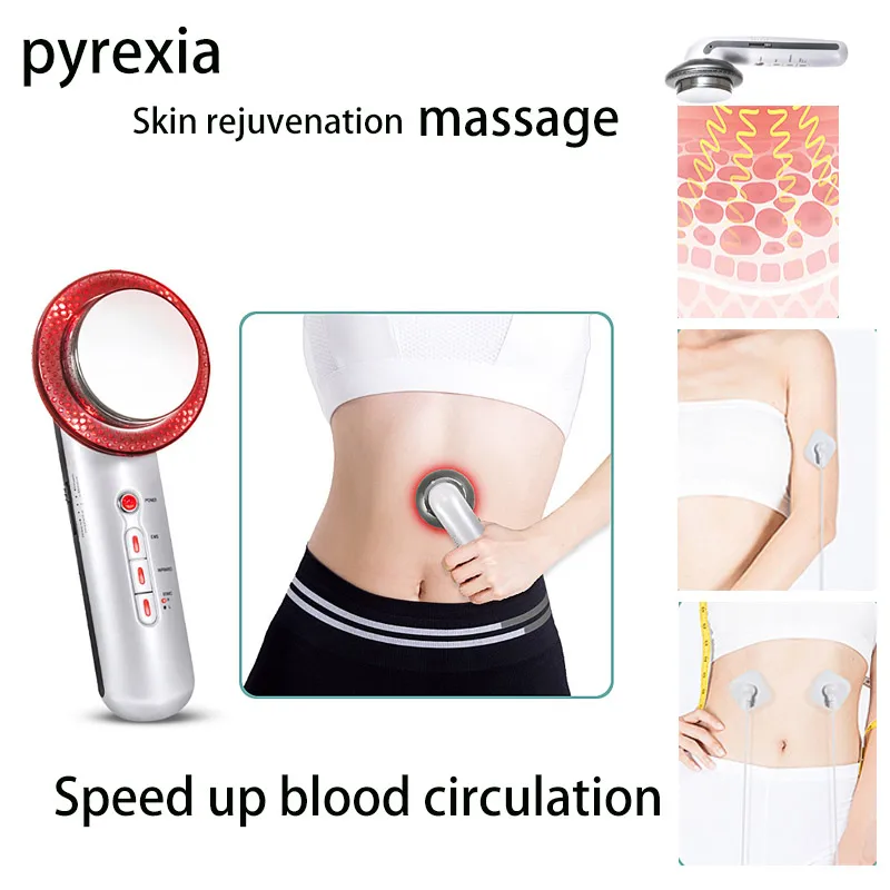  Wholesale Portable 3 in 1 Fat Burner Mini Burning Machine Beauty Device Infrared Ultrasonic EMS RF Body Weight Loss