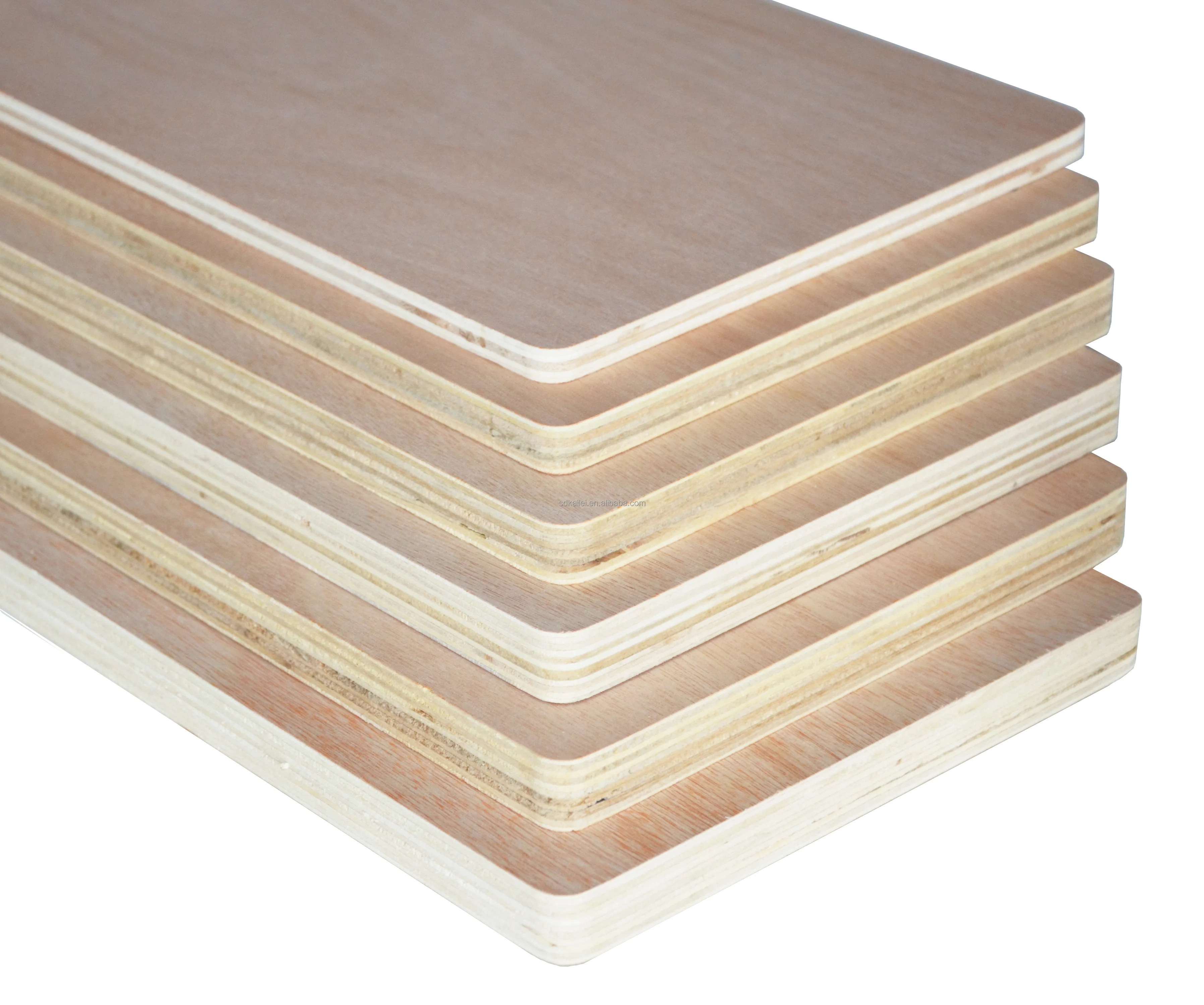 Furniture Grade Commercial Red Oak Fancy Plywood 5-18mm Okoume Plywood For Wardrobe Furniture Use