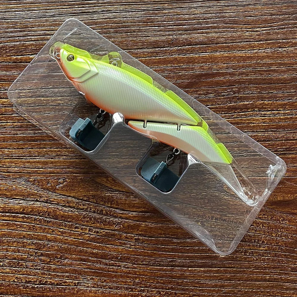 Multi Joint 190mm 55g Environmental Floating Section Swimming Fishing Lureswith Soft Tail Can Diy
