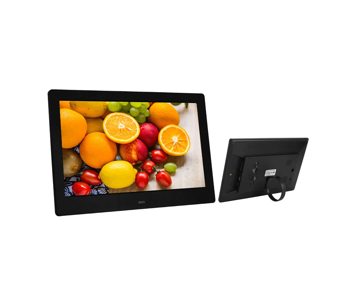 Battery operate android tv screen wifi tablet digital photo picture frame 7 inch with camera