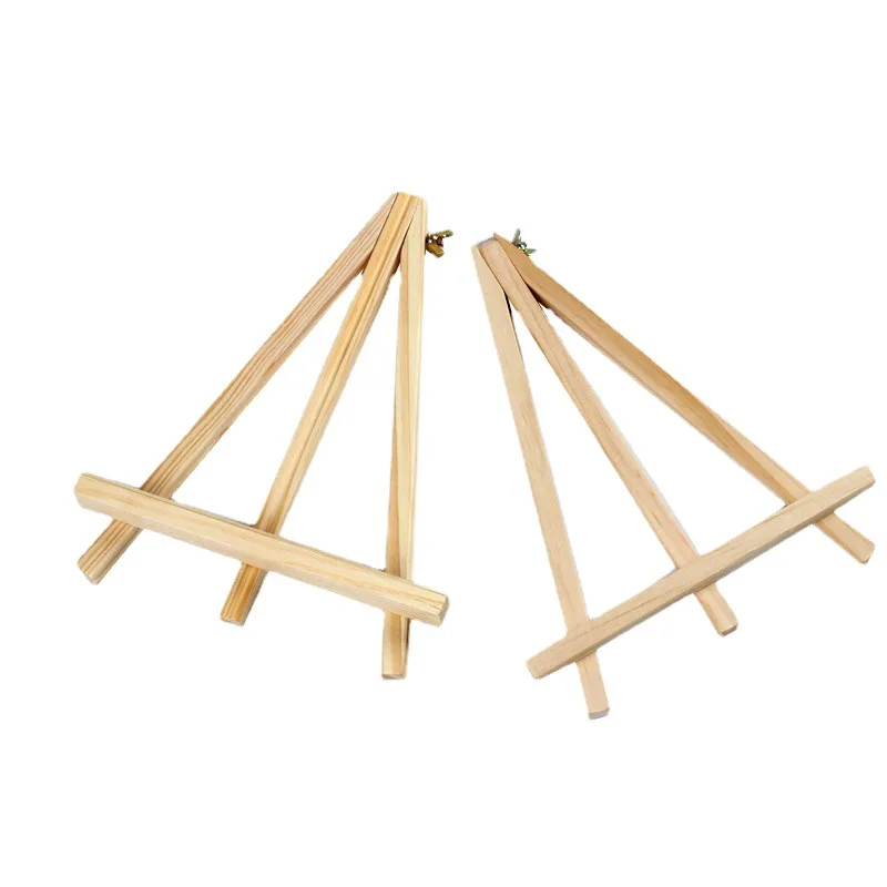 18*24cm Mini Wooden Display Easel Mini Wood Artist Photo Picture Displaying Easels Wooden Canvas Holder Easel Stand