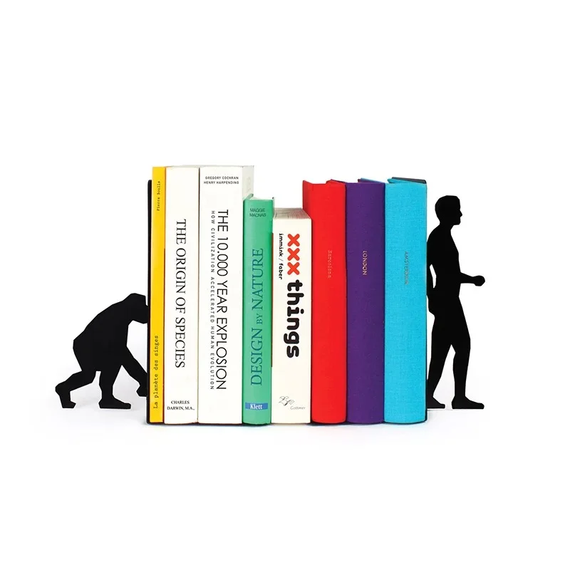 Индивидуальная оптовая продажа креативные металлические подставки для книг выращивания черные современные декоративные лазерной резки