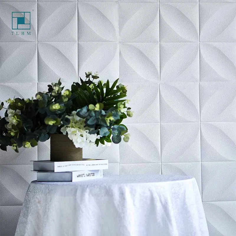 Wholesale Price Waterproof Paintable Plastic 3D PVC Wall Panels for Walls Art Decorative