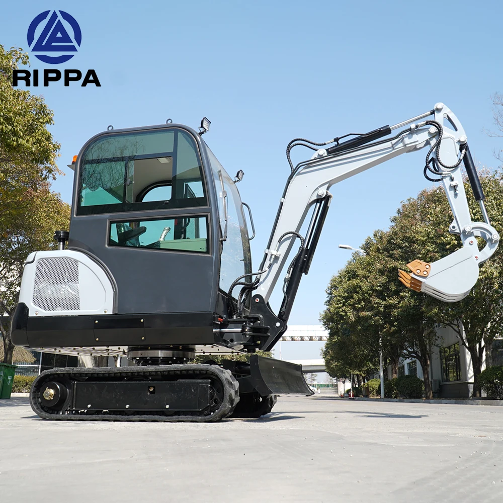 Rippa Earth-moving Machinery Small Mini Bagger Digger Escavator 3ton Crawler Excavator