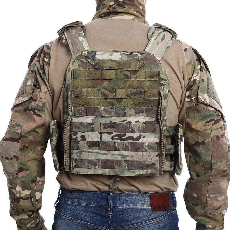 Factory Custom 1000D Nylon chaleco tactico multicam Plate Carrier Detachable Waterproof Black Combat 501 Tactical Vest