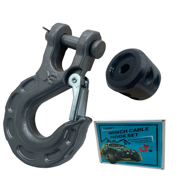 factory high quality towing winch cable hook