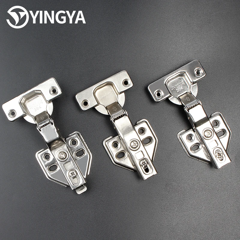 Two-Stage Force Aircraft Hinge 304 Stainless Steel Cabinet Door Hinge with Buffer Damping Hydraulic Thickening