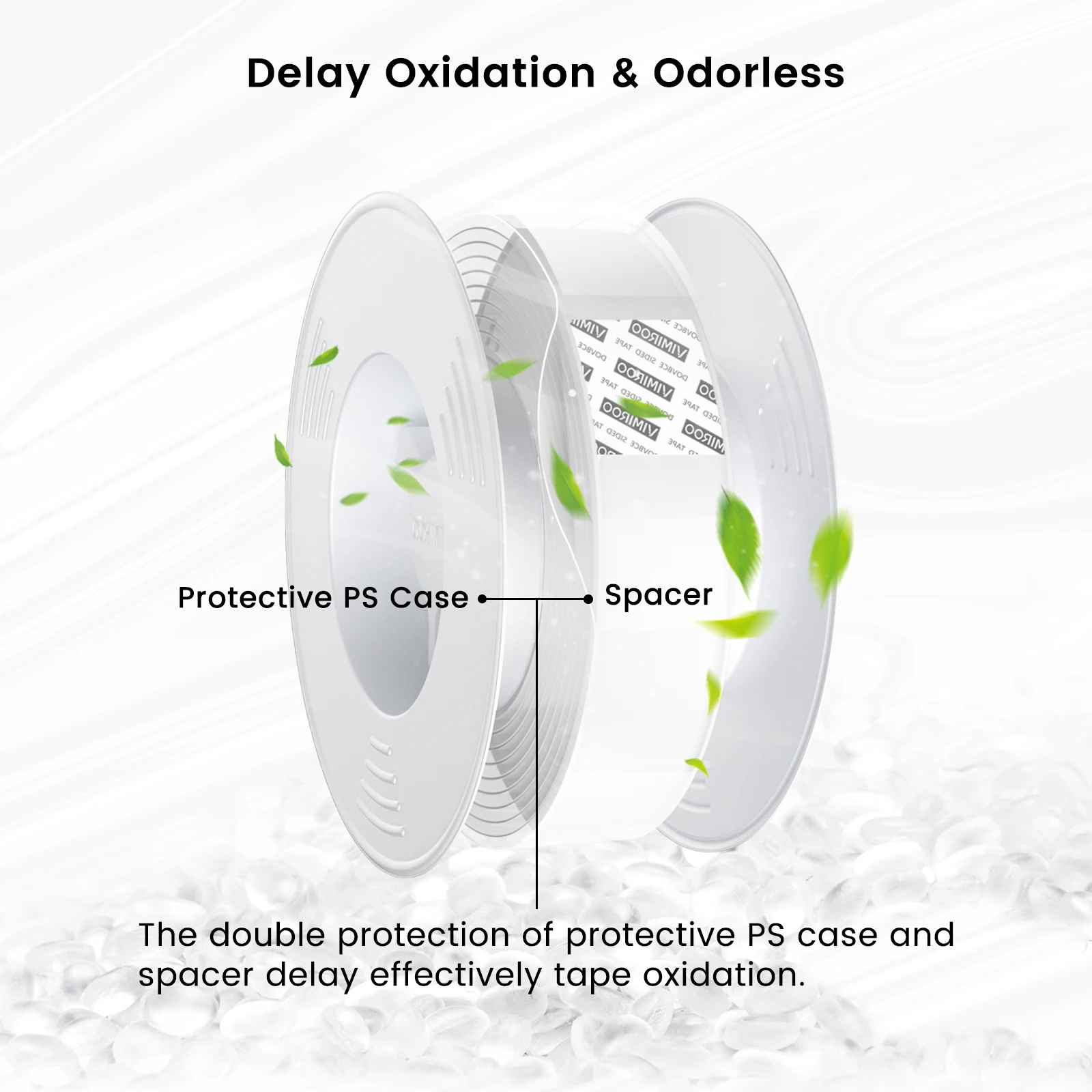 Popular Home Cleaning Waterproof PET Adhesive Tape Transparent NoTrace Reusable Pressure Sensitive Double Sided Tape Lengths