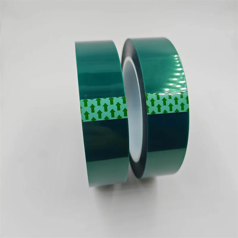 Зеленая полиэфирная высокотемпературная термомаскировочная силиконовая лента для рисования порошкового покрытия анодированные печатные платы