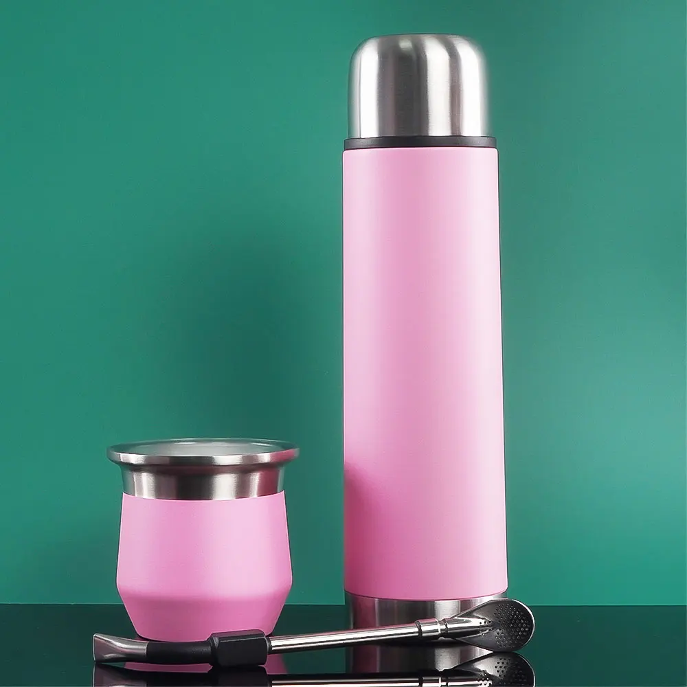 Premium Quality 750ml Bullet Shape Insulated Steel Water Bottle Reusable Vacuum Flasks & Thermoses
