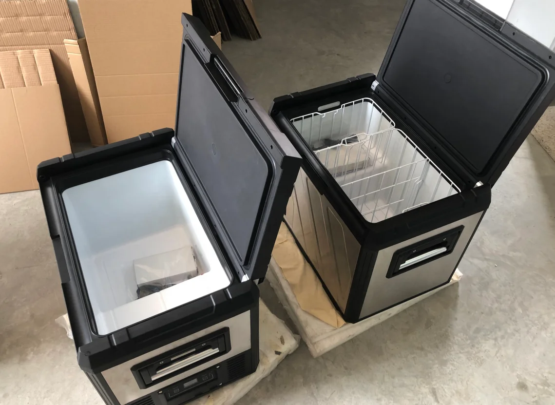 50L 60L 70L 316 Metal Fridge 4X4 4WD Cooler Freezer Car Cooler Fridge Stainless Steel Fridge Metal Refrigerator