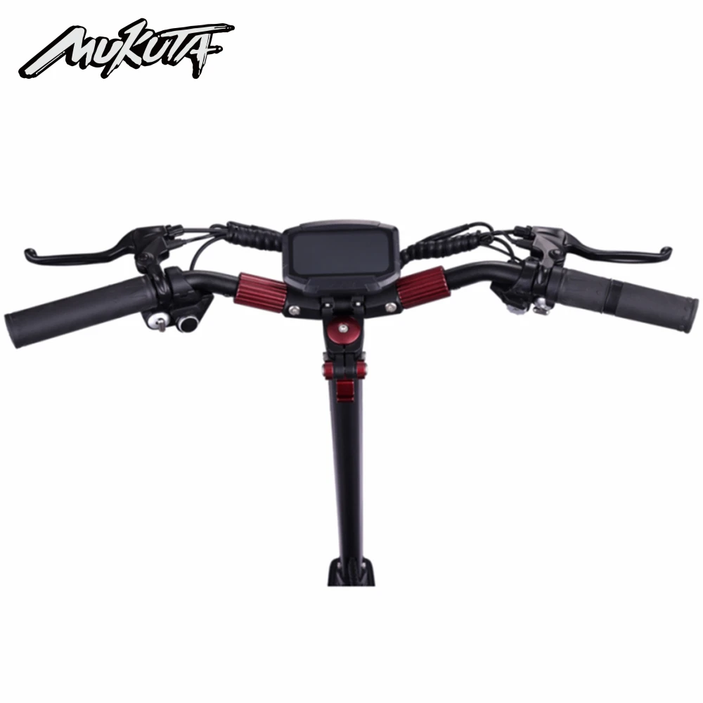 New Mukuta 9 Dual Motor 800W Electric Scooter Tire Foldable Off Road Electric Scooter With Seat France Electric Scooter