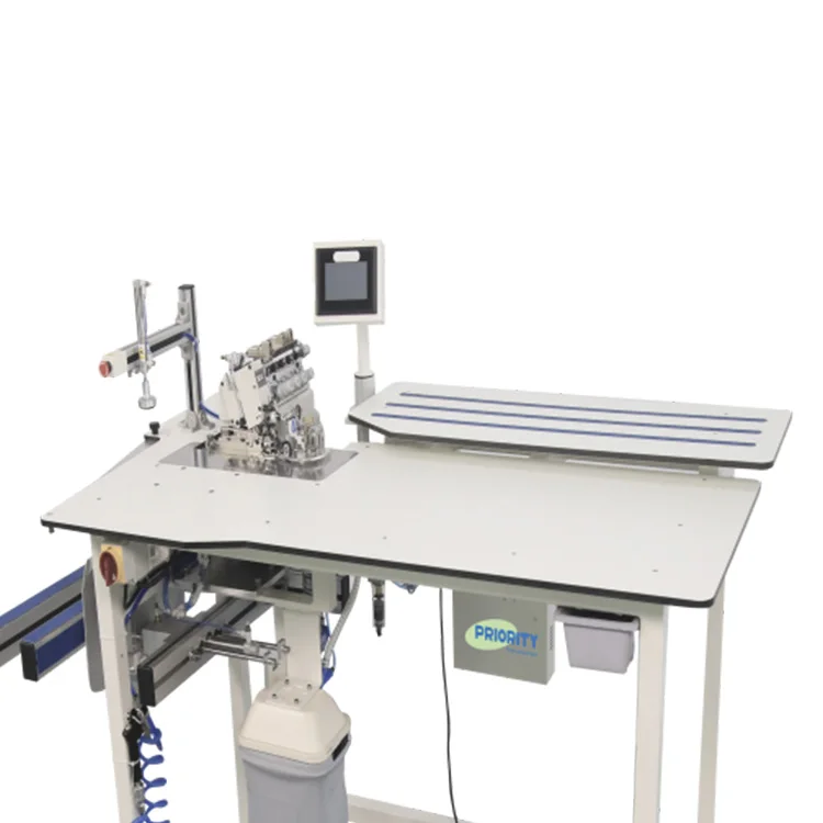 automatic High speed side open seam styles sewing machine serging unit for trousers