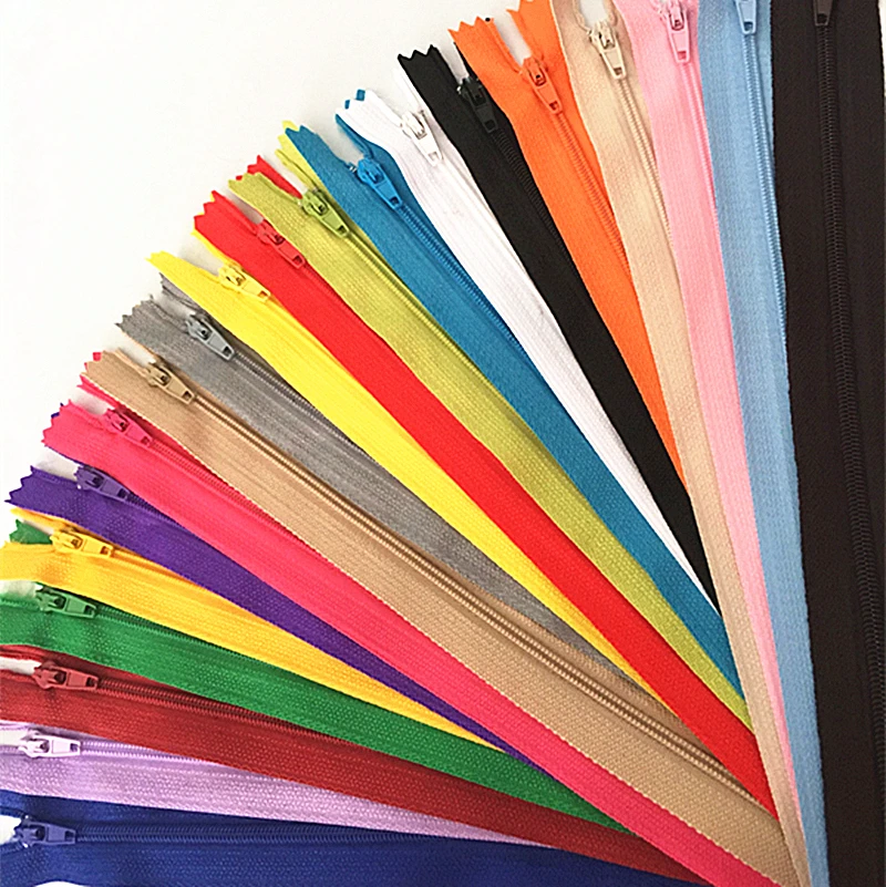 2023 Hot Seller Direct Factory Nylon Zipper for Garment Multi-color Sewing Accessories 3# nylon zipper For Cloths Dress