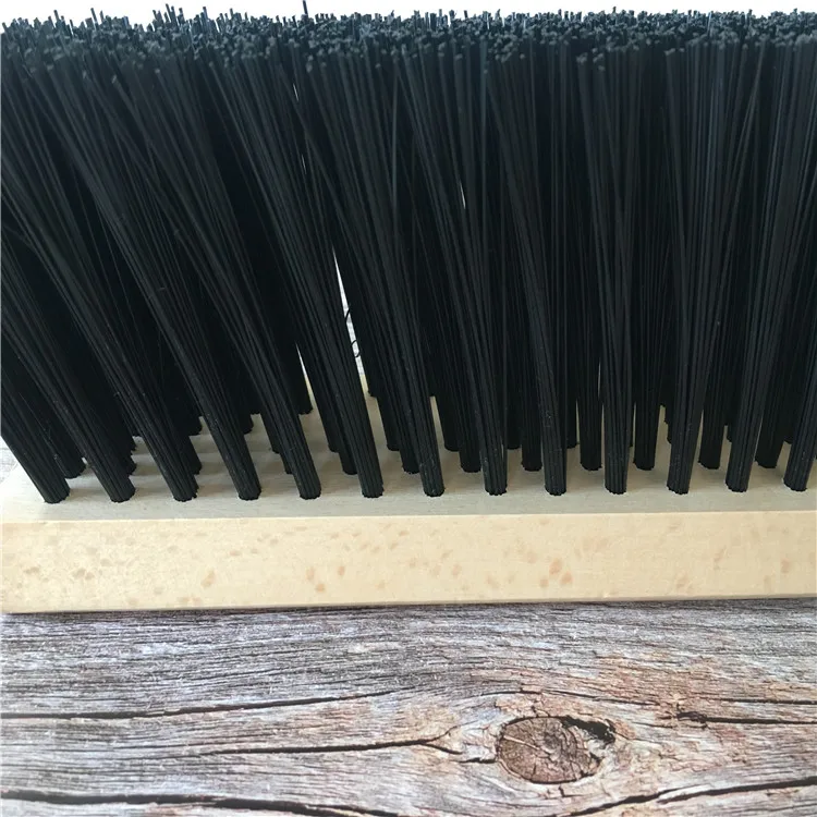 Push Broom Indoor Outdoor Floor Scrub Brush with Stiff Bristles