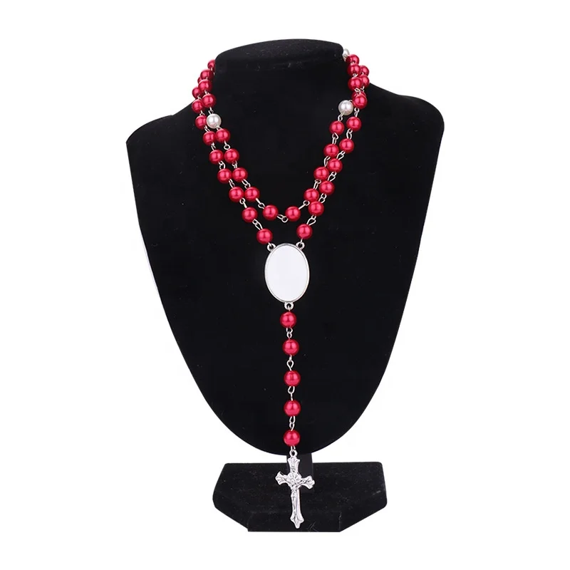 Cross Beads Sublimation Rosary