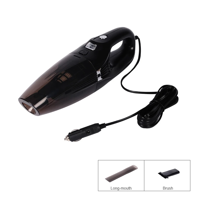 2010 Standard Black 5M 0.75 square meters 106W 8A 12V 4500pa with LED Wired Household Dual-use Cleaning Tool Car Cleaner Vacuum