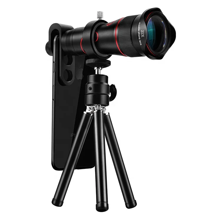 
New Mobile Phone Telescope 4K 22x Zoom Telephoto Lens External Smartphone Camera Lenses For IPhone Sumsung 