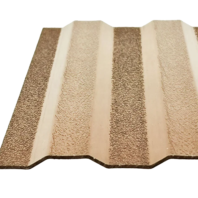 Полупрозрачный гофрированный кровельный лист из поликарбоната для кровли и теплицы