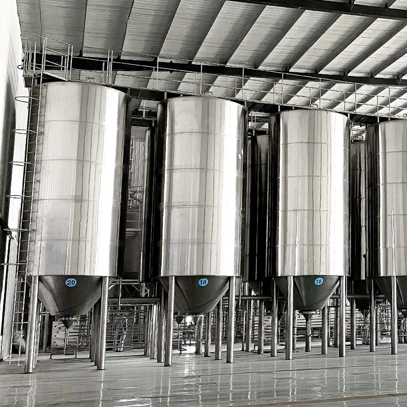 30000L 10T 20T 30T 50T 30m3 Fruit wine beer industrial fermentation system supply commercial   fermenting equipment