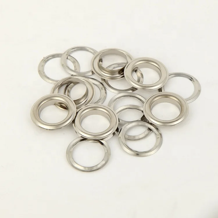 brass eyelet round grommet hole hotsale cheap iron copper 5mm*10mm*5mm metal eyelet and grommets for curtain shoes