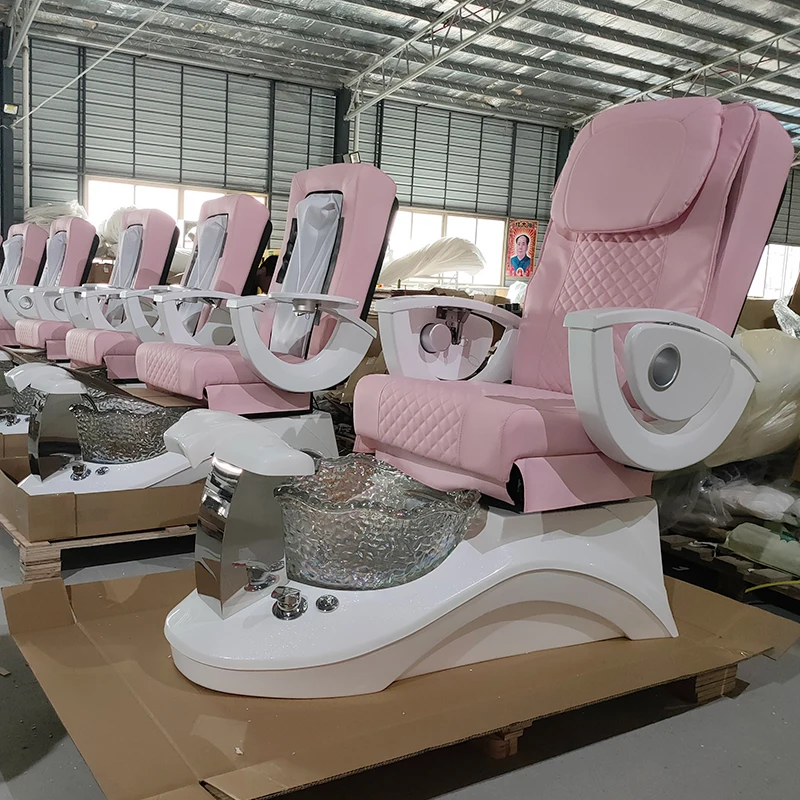 Factory Customized Pedicure Chairs Pipeless No Plumbing Luxury Pedicure Foot Spa Chairs