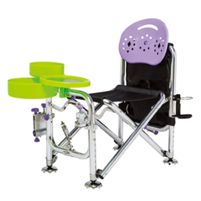 Adjustable Aluminum Alloy Foldable Portable Multifunction Outdoor Tools Folding Fishing Chair Fishing Platform