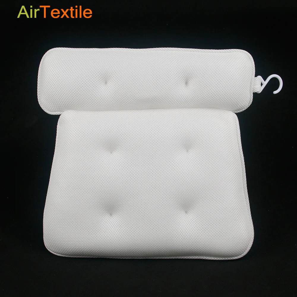 Мягкая Нескользящая Ванна Подушка для ванны Подушка с присосками