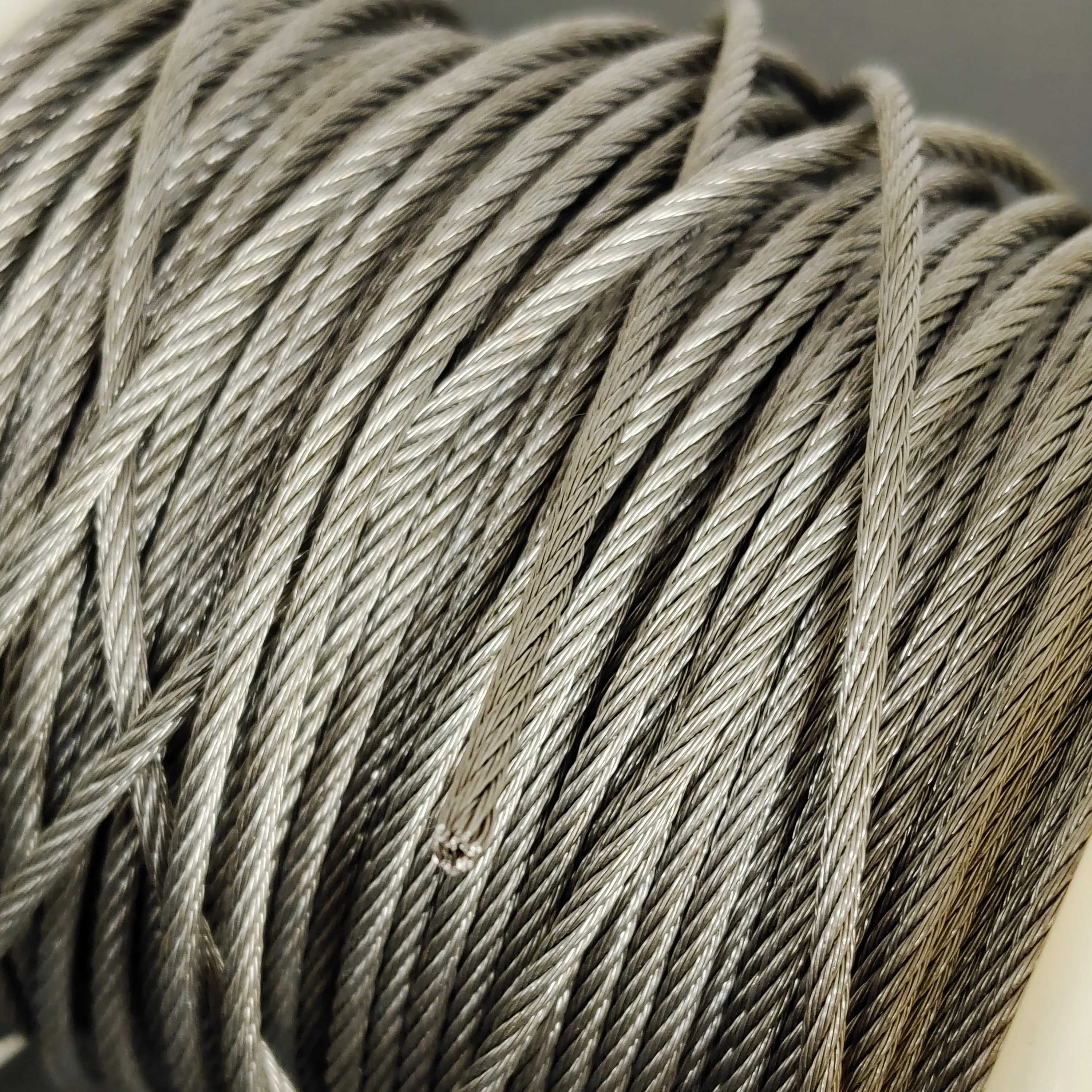 Haiboer manufacture Inox AISI ASTM SS 316 304 7x7 7x19 Construction 1.5mm 3mm stainless steel wire rope cable for lifting slings