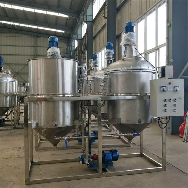gold gravity refining machinery sunflower oil double refine processing machine palm kernel oil refining machine