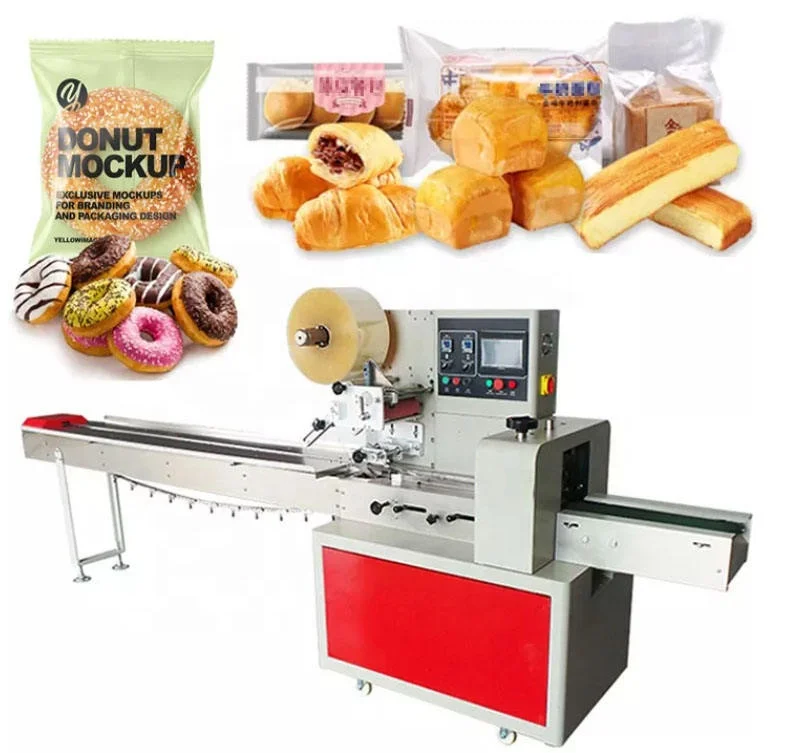 Mvckyi Fully automatic horizontal wrapping flow pack packing machine ice cream lolly popsicle packaging machine