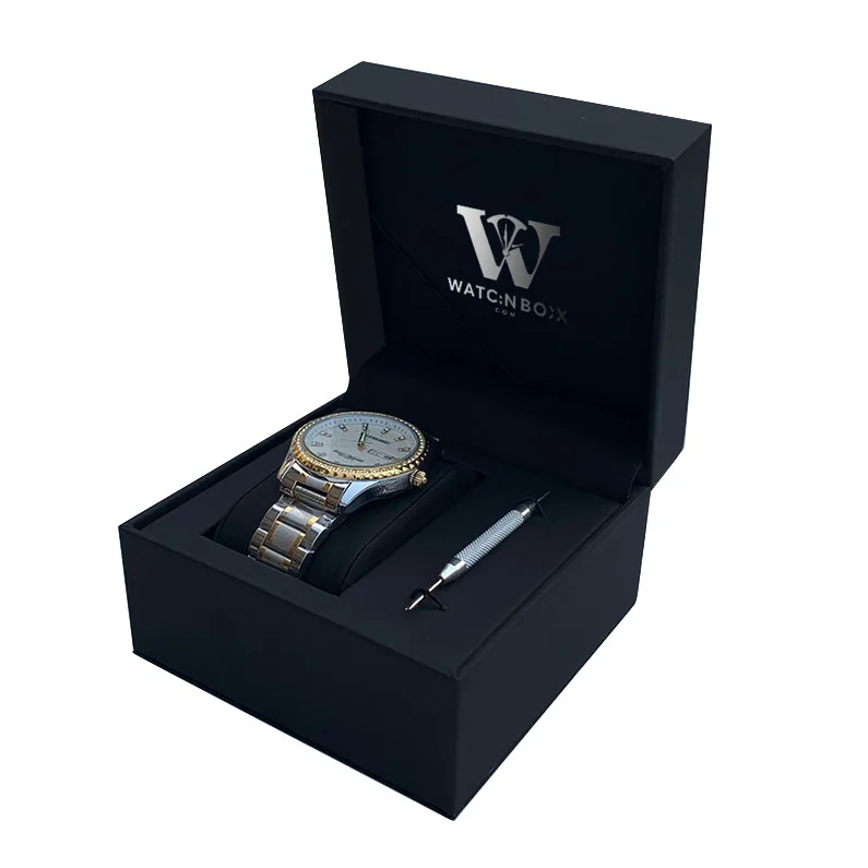 New Design Watch Packaging Box With Removal Tool Wholesale Customize Logo Watch Box For Wristwatch and warranty card
