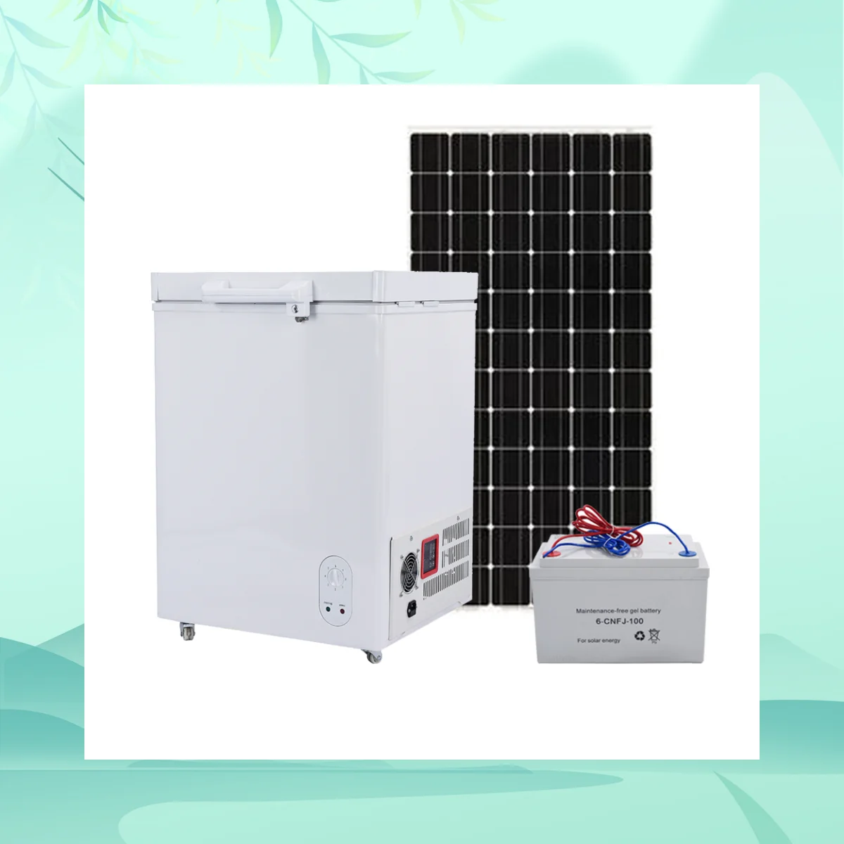 108L Top Door Showcase Chest Horizontal dc Freezer For Ice Cream BD/BC-108