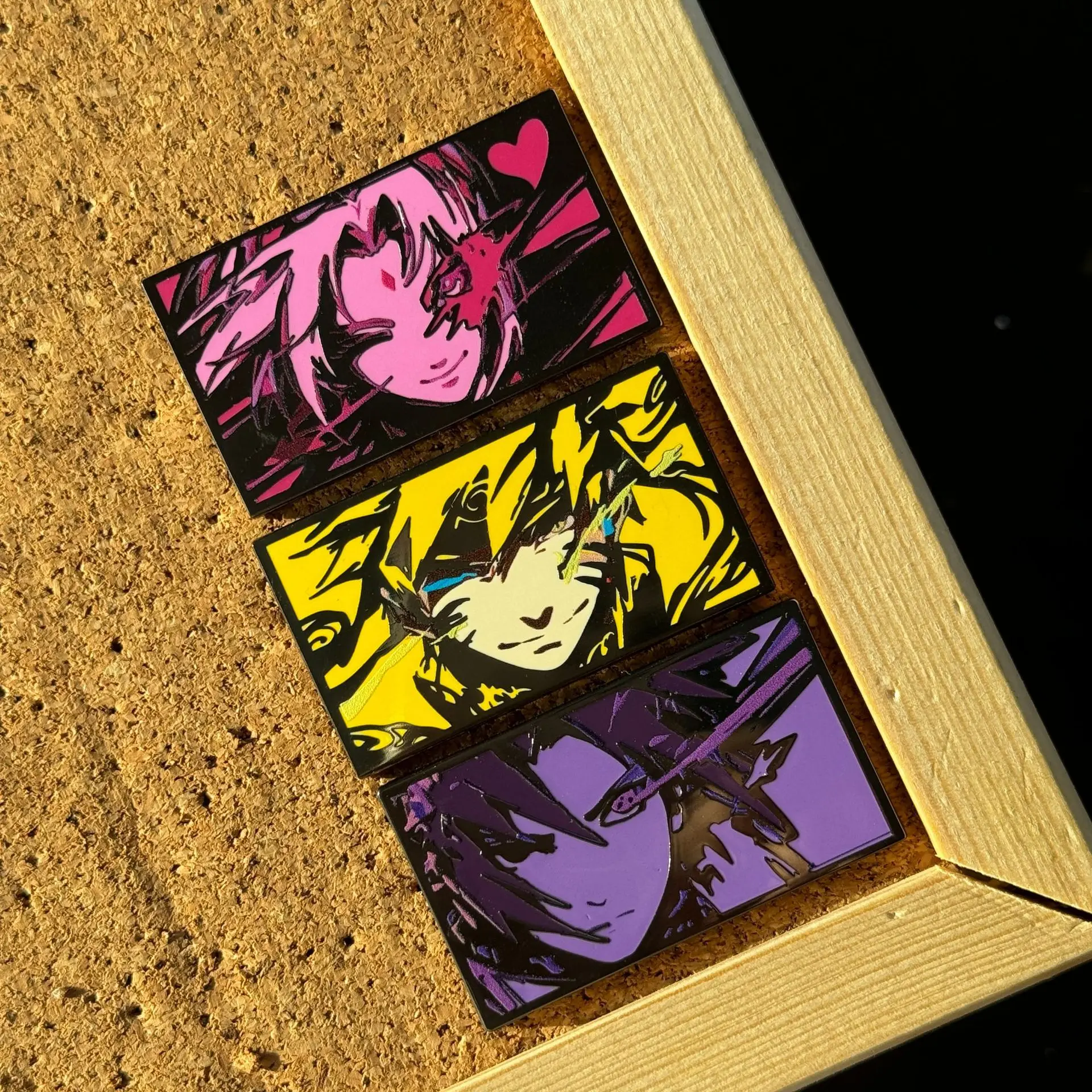 Высококачественные Металлические Значки для поклонников аниме ниндзя Узумаки Учиха сасукэ Харуно Сакура 5 см