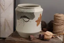 Modern wholesale Chinese ceramic porcelain decoration retro flower home goods cloisonne decorative vase