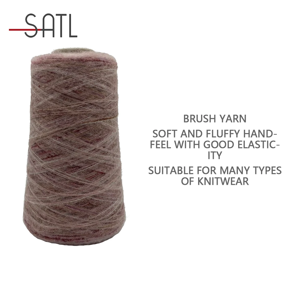 Wholesale 1/3.4nm 50% Acrylic 27% Recycle Polyester 22% Polyester 1% Spandex Recyclable Fancy Yarn For Knitting