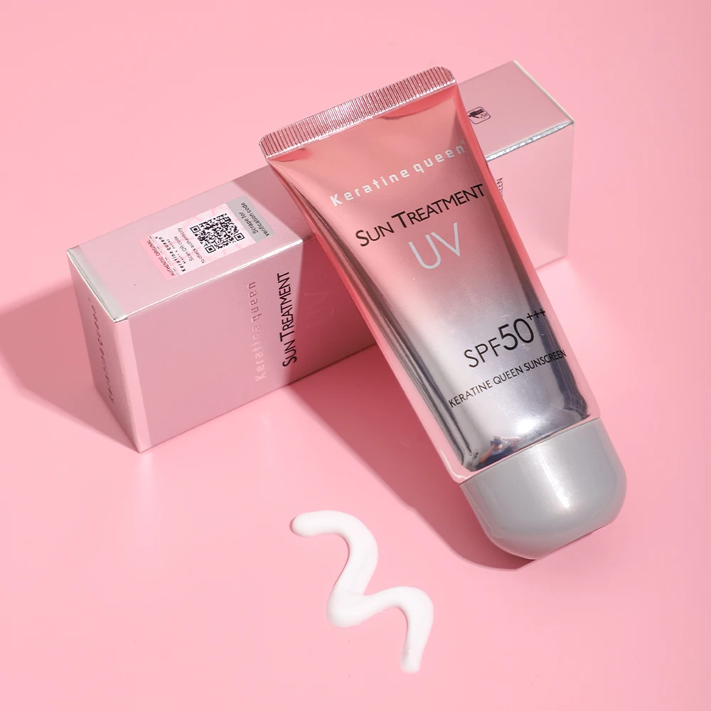 OEM Organic Skin Care Products Facial Sunblock Waterproof SPF 50+ Sun Screen Whitening Sunscreen Cream