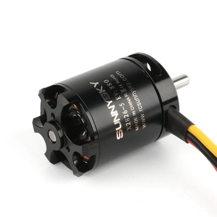 Original genuine brand new wholesale SUNNYSKY Motor X2826 Brushless Motor 40E Fixed Wing Aircraft Glider KV550 740