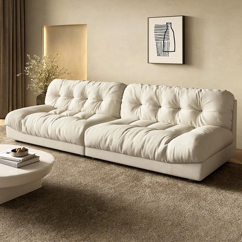 Three-Dimensional Fashion Soft Skin-Friendly Three-Seat Comfortable Sofa