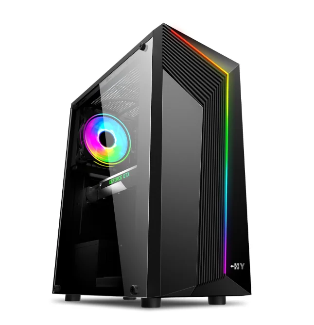 2023 new arrival professional factory ATX computer case,Black ATX PC Computer Case for Gamers - NEW