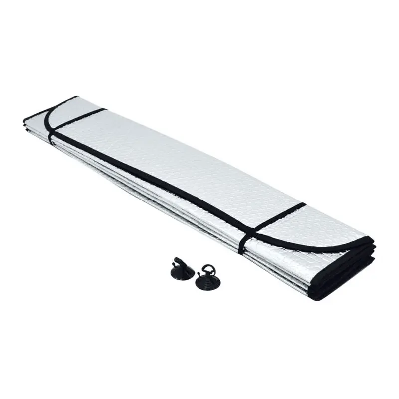 ZY-Q-008 лучший лобовое стекло один слой алюминиевой фольги пузыри Защита от солнца на заднее стекло автомобиля Солнцезащитная шторка для автомобиля с роликовым механизмом