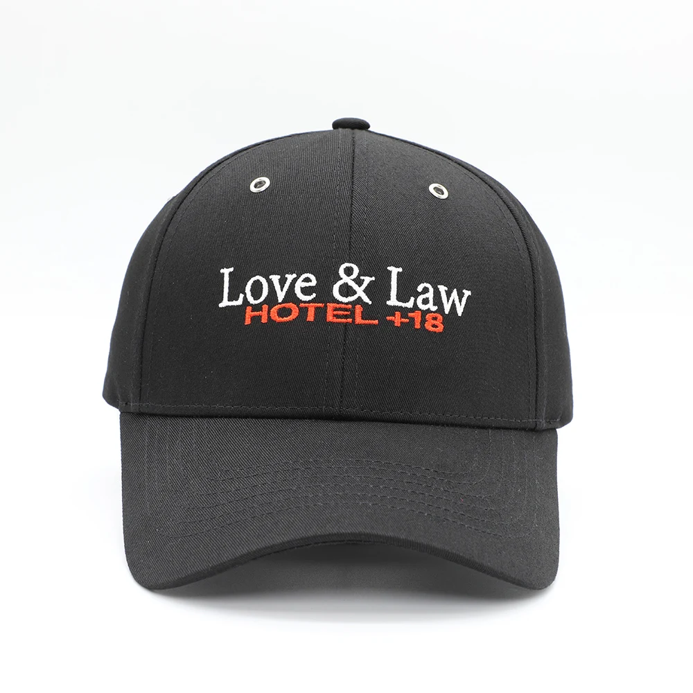 Meidiney BSCI Manufacture Custom 6 Panel Mens Plain Black Embroidery Logo Baseball caps