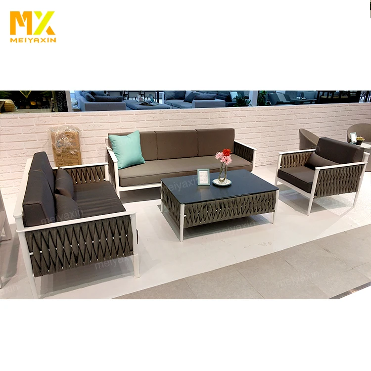 Уличная мебель из ротанга, садовый плетеный Канат для патио, Набор садовых диванов